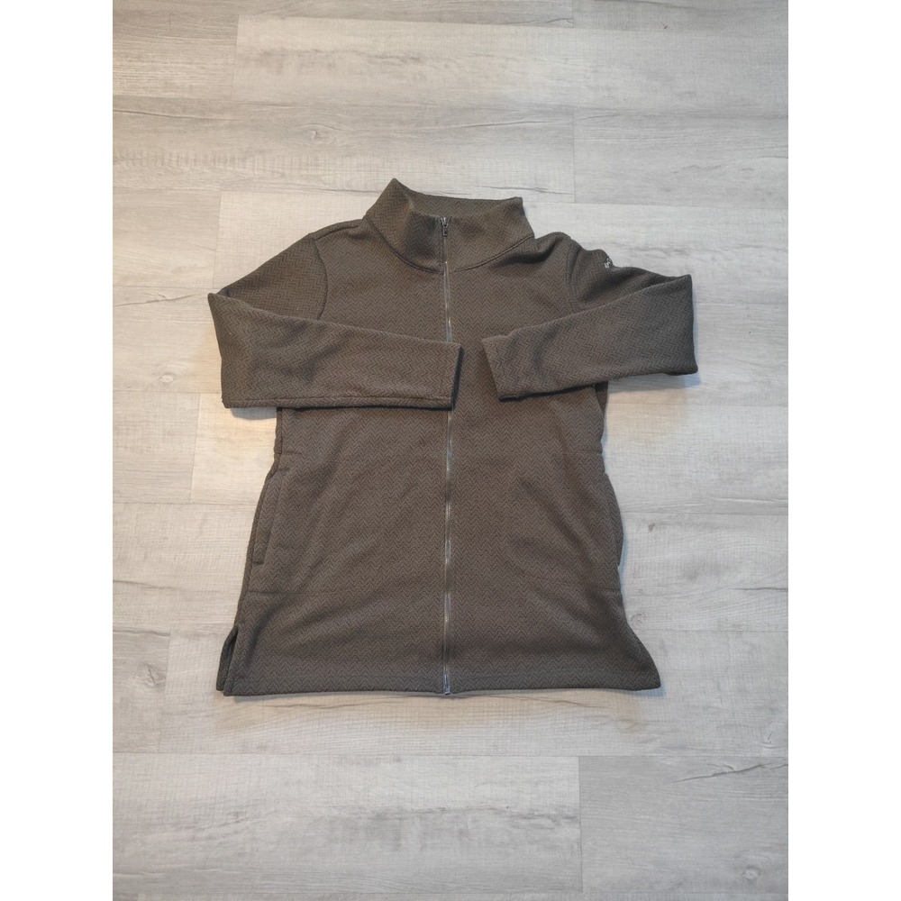 Columbia Fleece Jacket‎ Mens XL Hunter Green Full Zip Polyester Thick Warm Soft